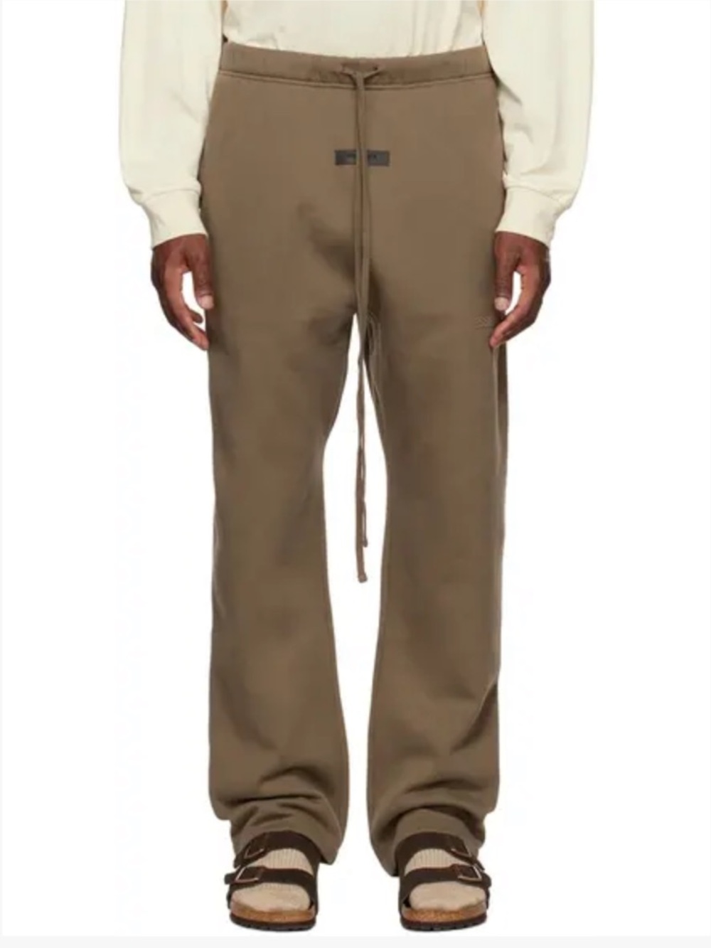 NEW Essentials Fear of God RELAXED Fit Sweatpants Wood SS22 AUTHENTIC 💯